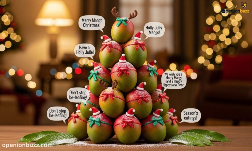Christmas Mango Puns