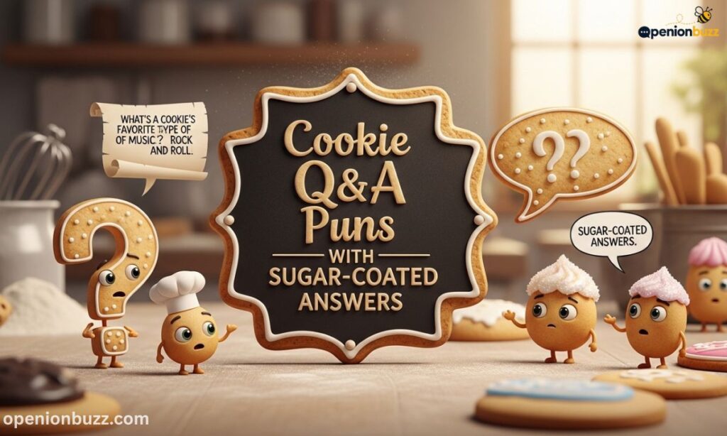 Cookie Q&A Puns with Sugar-Coated Answers