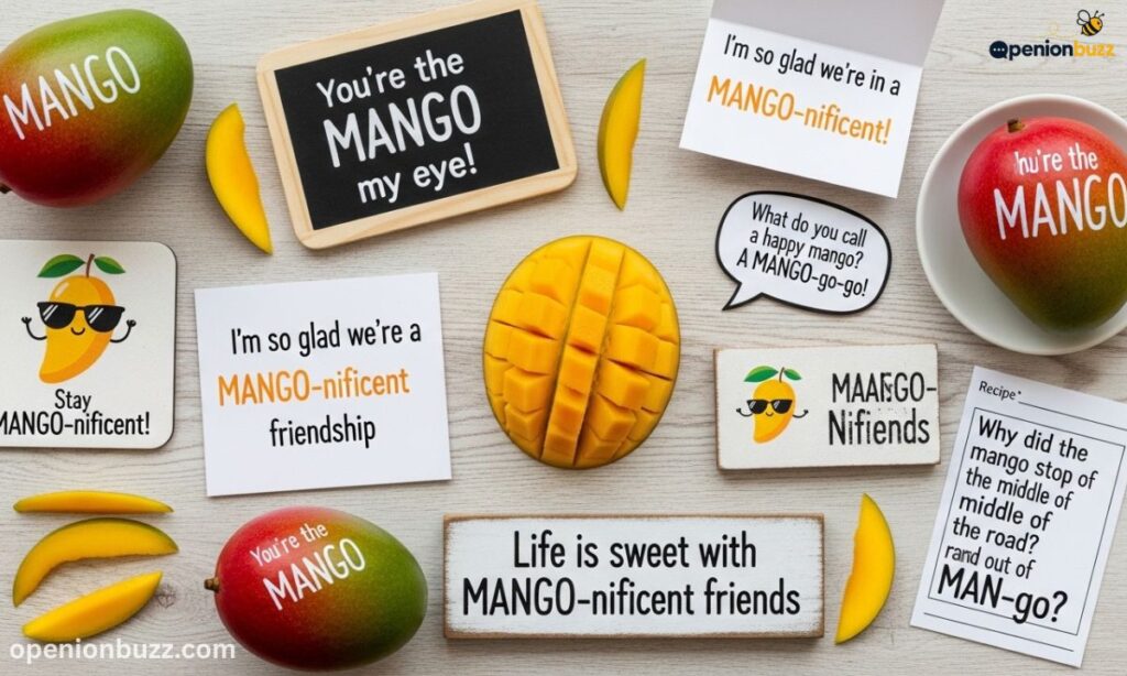 Mango Puns for Friends, Sayings & Jokes