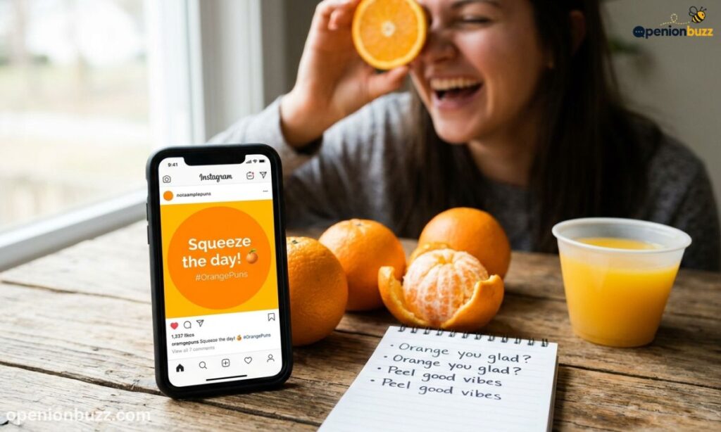Orange Puns for Instagram & Captions