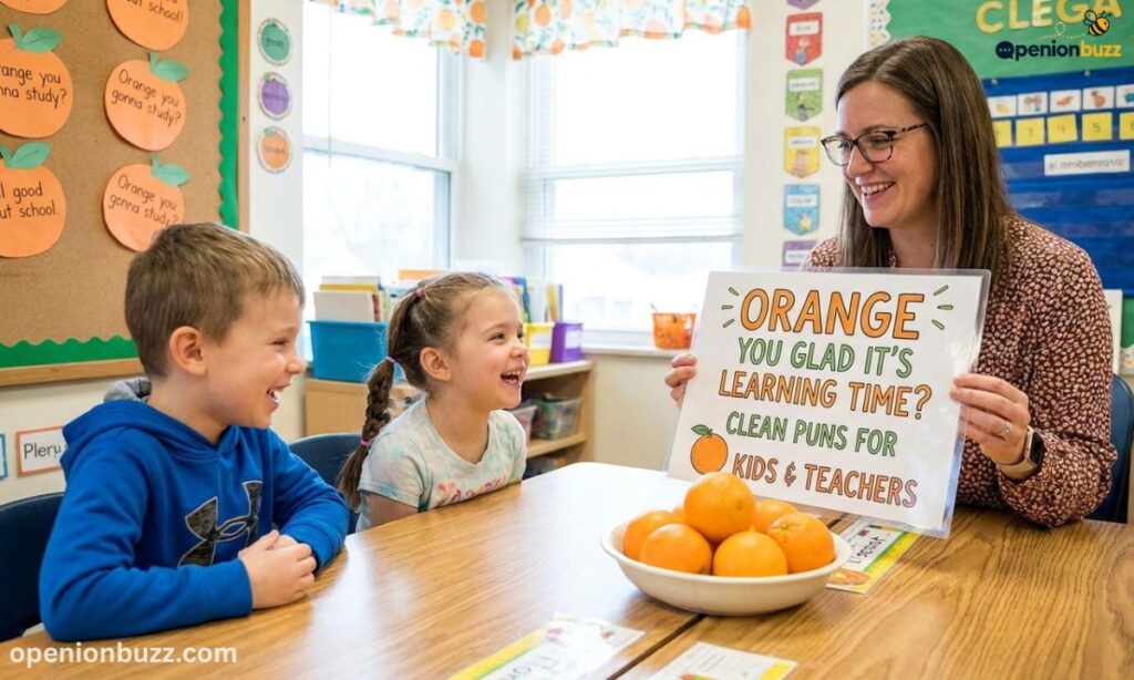 Orange Puns for Teachers & Kids (Clean & Classroom-Safe)