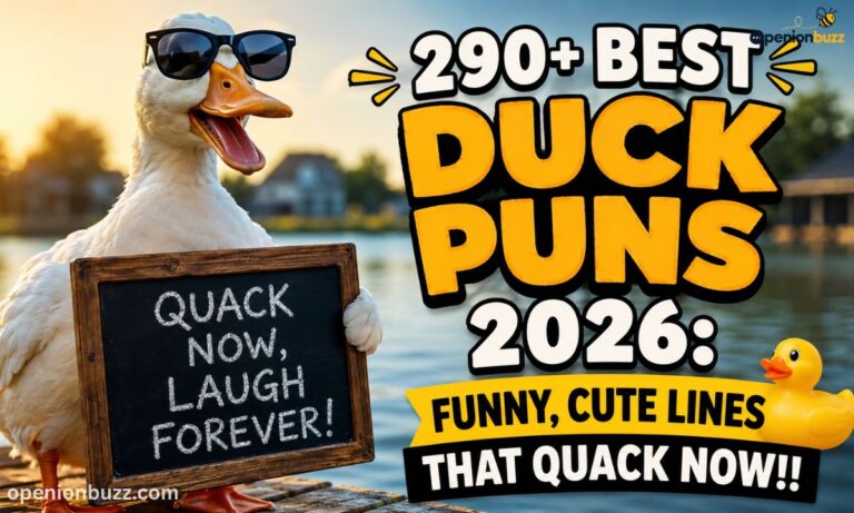 290+ Best Duck Puns 2026 Funny, Cute Lines That Quack Now!!