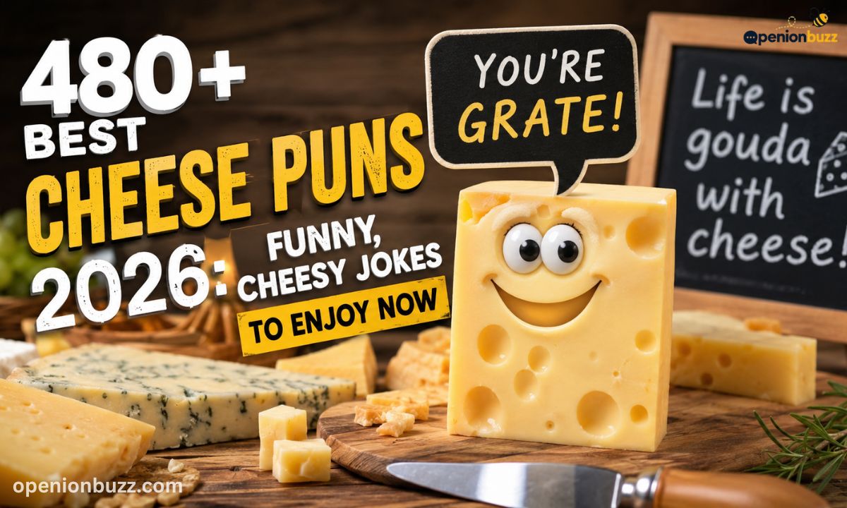 480+ Best Cheese Puns 2026 Funny, Cheesy Jokes to Enjoy Now