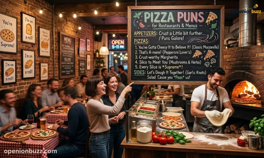 Pizza Puns for Restaurants & Menus