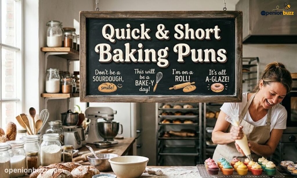 Quick & Short Baking Puns for Fast Laughs
