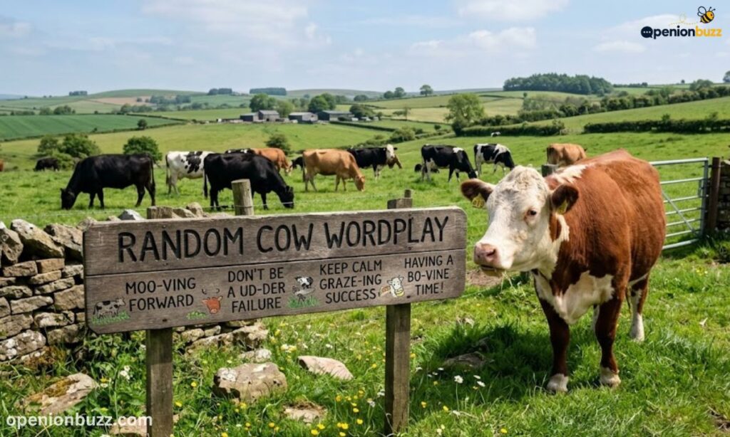 Random Cow Wordplay